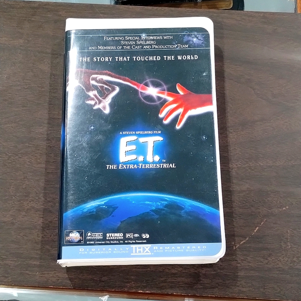 Original VHS Video Cassette Tape